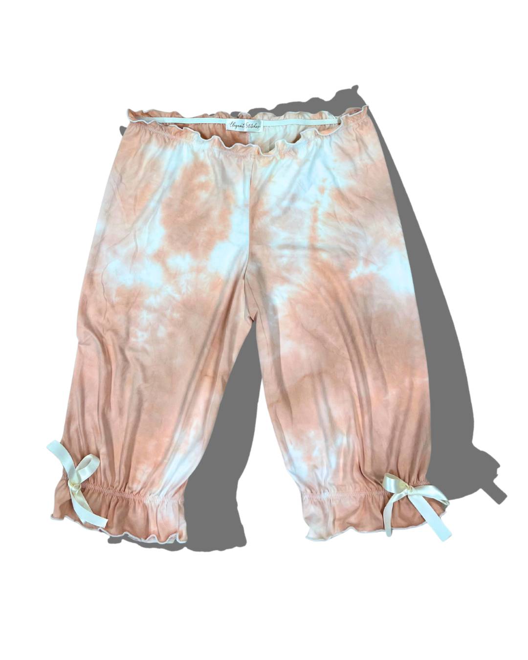 Peaches & Cream Ruffle Pajama Capris